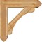 Ekena Millwork Legacy Arts and Crafts Rough Sawn Bracket w/ Offset Brace, Western Red Cedar, 8"W x 34"D x 34"H BKT0806X34X34LEC03RWR - alternate 4